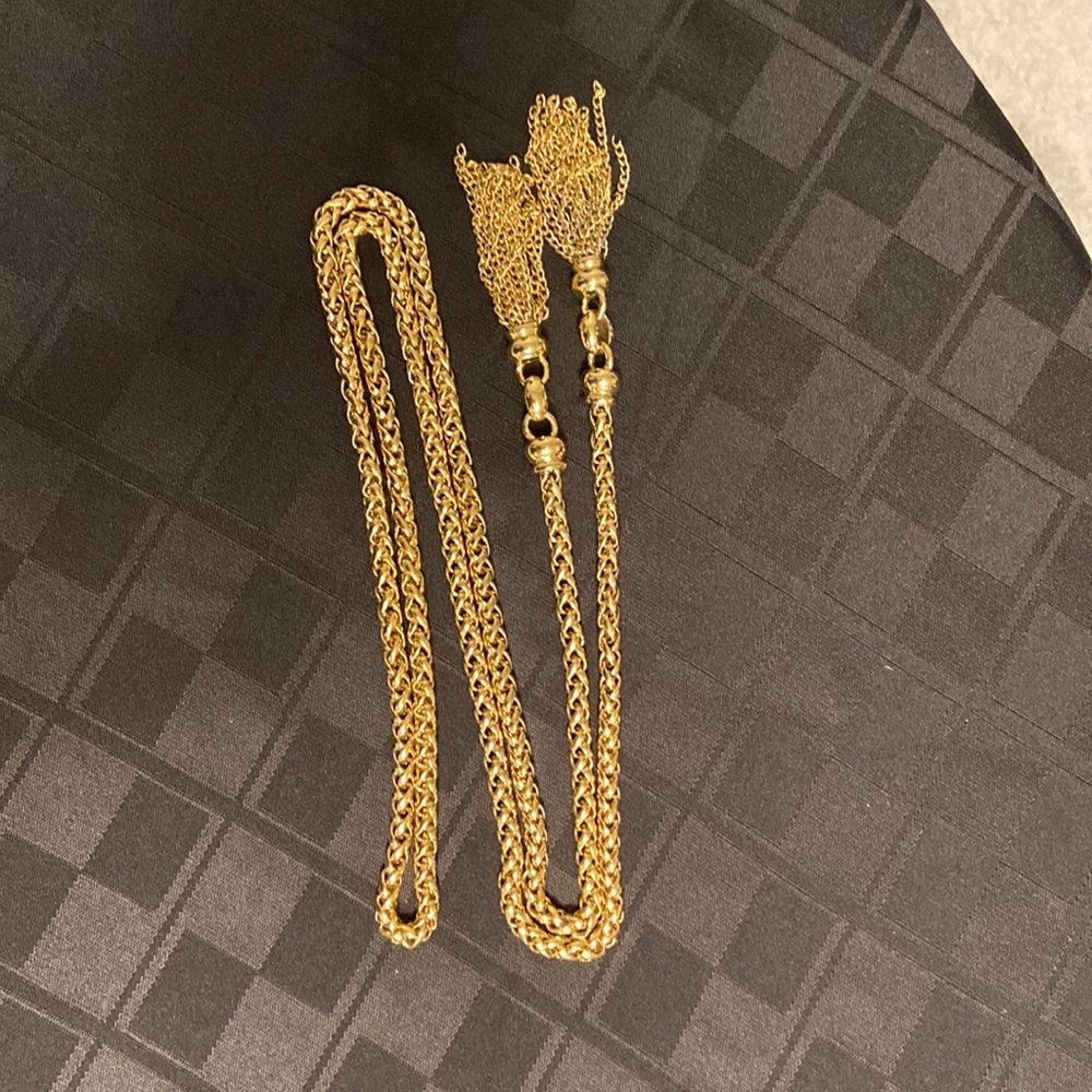 Necklace and or belt gold